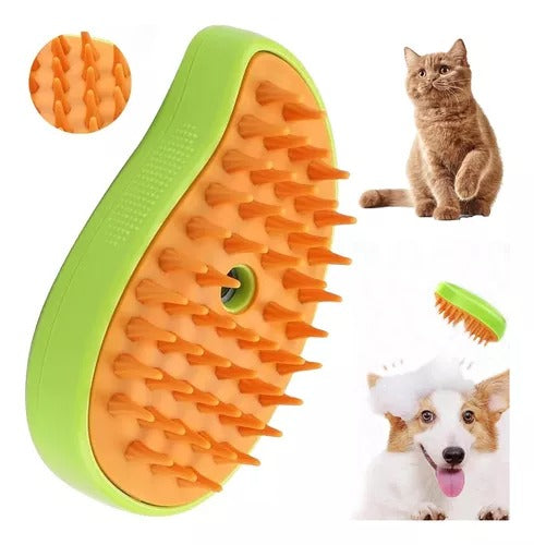 Cepillo Vapor Quita Pelo Para Mascotas